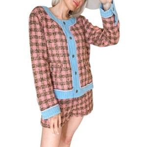 Women's Mixed Tweed Shorts - mystree - 1 of 3