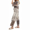 Women's Paisley Print Wrap Jumpsuit - BluIvy - 3 of 4
