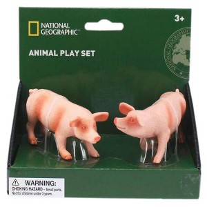 National Geographic Pigs Figurines, 2 pieces - 1 of 1