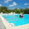 Costway Set of 2 Swimming Pool Hand Rail Stainless Steel w/ Quick Mount Base - 3 of 4