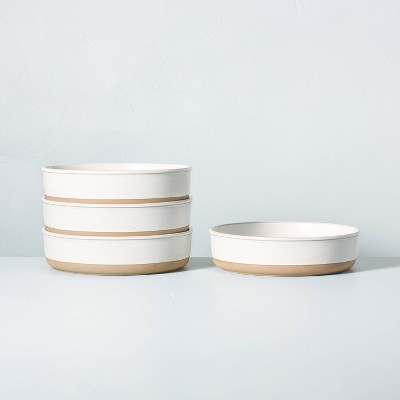 Modern Rim Stoneware Pasta/Grain Bowl - Hearth & Hand™ with Magnolia