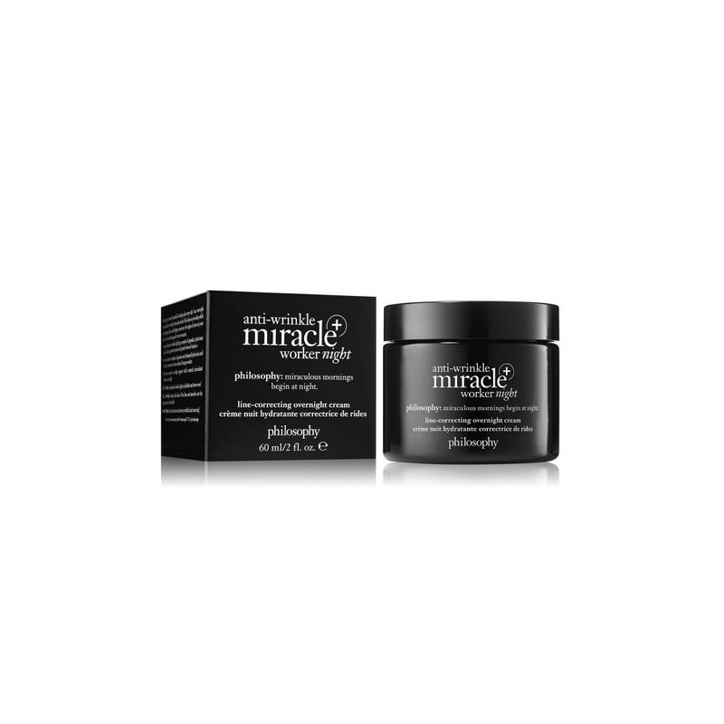 philosophy Anti-Wrinkle Miracle Worker + Line Correcting Moisturizer Night Cream - 1.7 fl oz - Ulta Beauty, 4 of 9