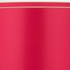 Springcrest Sydnee 14" Top x 16" Bottom x 11" High x 11" Slant Lamp Shade Replacement Medium Vivid Pink Satin with Trim Drum Modern Spider Harp Finial - 2 of 4