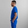 Members Only Men's Manchester V-Neck Scrub Top With Waist & Sleeve Pockets - 2 of 4