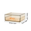 Unique Bargains Dust-proof Makeup Organizer for Earrings Jewelry Brown 1 Pc - 3 of 4