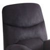 Lyngins Modern Plush Fabric Recliner Chair with Adjustable Back & Footrest,Armchair Accent Chair for Living Room,Bedroom - 3 of 4