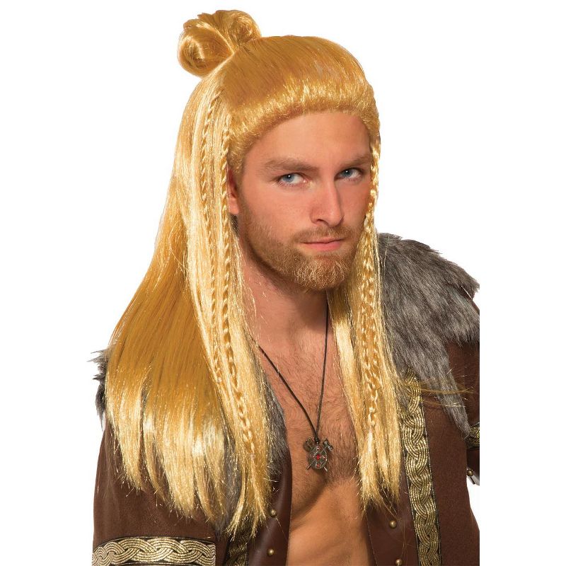 Forum Novelties Blonde Warrior Wig, 1 of 2