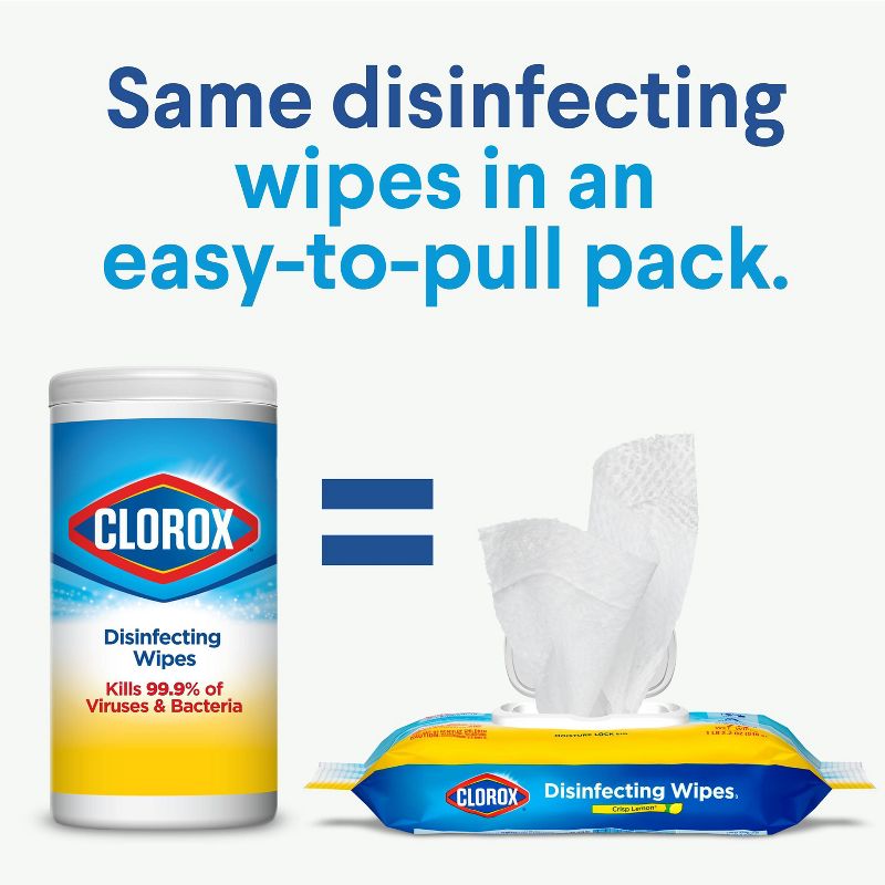 Clorox Fresh Scent Disinfecting Wipes - 75ct, 5 of 17