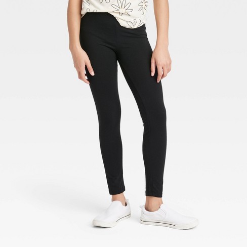 Girls' Leggings Pants - Cat & Jack™ Black L : Target