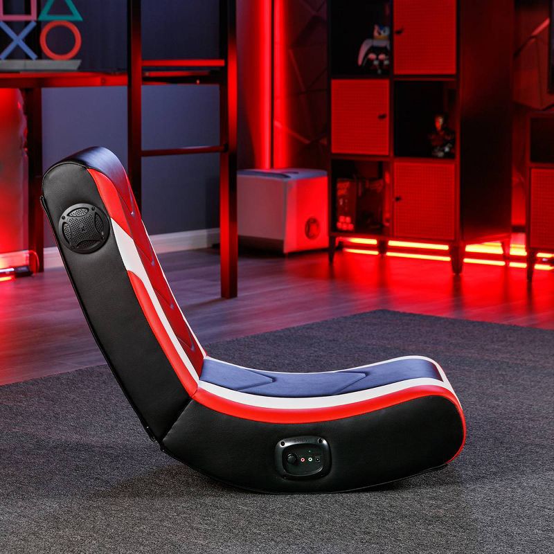 Horizon 2.0 Sound Floor Rocker Gaming Chair Red/Black - X Rocker, 3 of 17