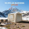 BAOURE 9.8ft x 8.2ft Inflatable Tents for Camping,suv tent , Easy Setup InflatableTent 4 Season Tent, Waterproof Oxford Air Glamping Tents - 2 of 4