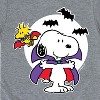 Boys' - Peanuts - Snoopy Woodstock Vampire Short Sleeve Graphic T-Shirt - 2 of 4