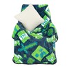 Minecraft Creepers & Swords AOP Navy Double-Sided Throw Blanket - 2 of 3