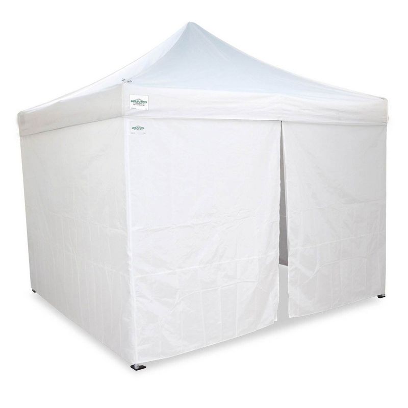 Caravan Canopy V-Series 10 x 10' 2 Straight Leg Sidewall Kit and M-Series Pro 2 10 x 10 Foot Shade Tent with Roller Bag for Recreational Use, 2 of 7