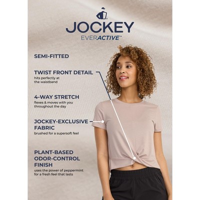 Jockey Women's EVERACTIVE Twist-Front Tee - image 3