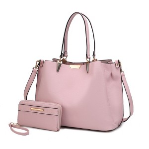 MKF Collection Kane Vegan Leather Women’s Satchel Bag with Wallet by Mia K - 1 of 4