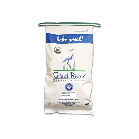 Great River Organic Milling Organic Medium Buckwheat Flour - 25 Lb : Target