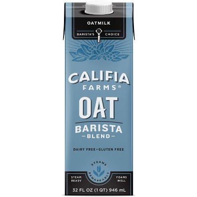 Califia Farms Oat Barista Blend Oat Milk - 1qt