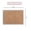 Home Weavers Luxury Collection 100% Cotton Tufted Bathroom Rug, Non-Slip Latex Bath Rug - 3 of 4