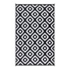 Outdoor Rug Waterproof Plastic Straw Rug Reversible Rug for Patios Decks Porch Camper Balcony Backyard - 4 of 4