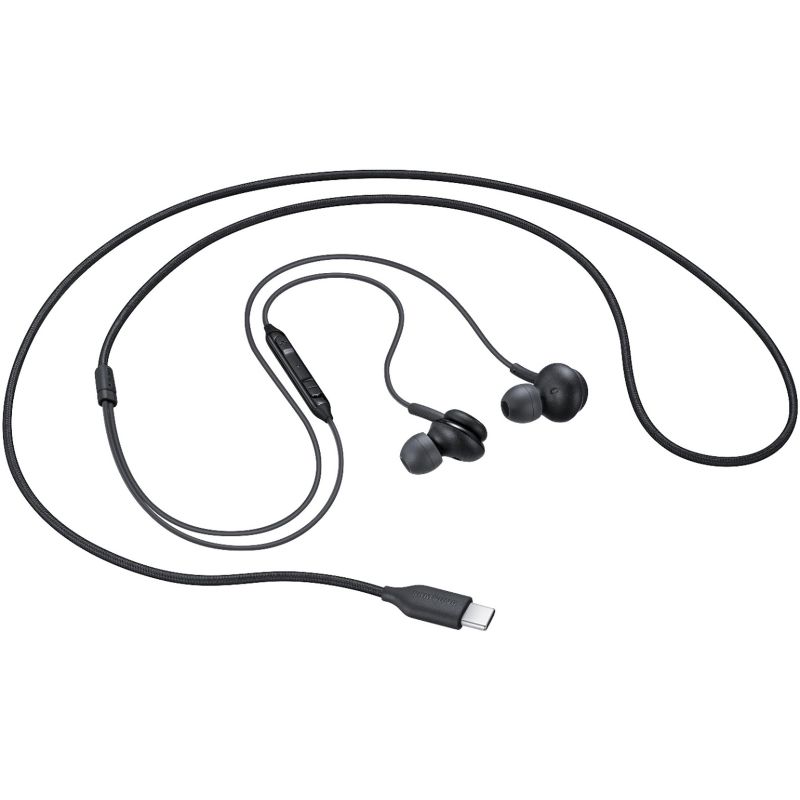 Samsung Type-C EO-IC100BBEGUS Corded In-Ear Headphones with Mic by AKG - Black, 3 of 5