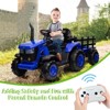 Kids Ride On Tractor with Detachable Trailer and Remote Control, 12V Battery Powered Tractor Car Toy - 3 of 4