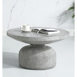 Laddie Weathered Gray Finish Coffee Table - 1 of 1