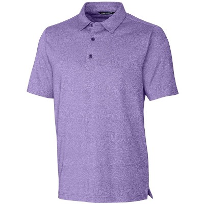 Cutter & Buck Forge Heathered Stretch Mens Polo - Indigo Heather - S