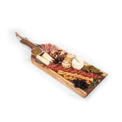 Artisan 24" Acacia Wood Paddle Charcuterie Board