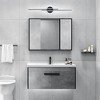 LLHZSY Minimalist Linear LED Vanity Light Dimmable Metal Wall Sconce - 31 1/2 inches - Black/6000K Cool White Light - 2 of 4