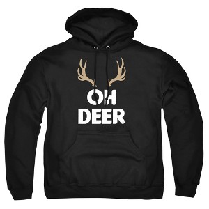 Men's Generic: Christmas Oh Deer It'S Christmas Pull-Over Hoodie - 1 of 4