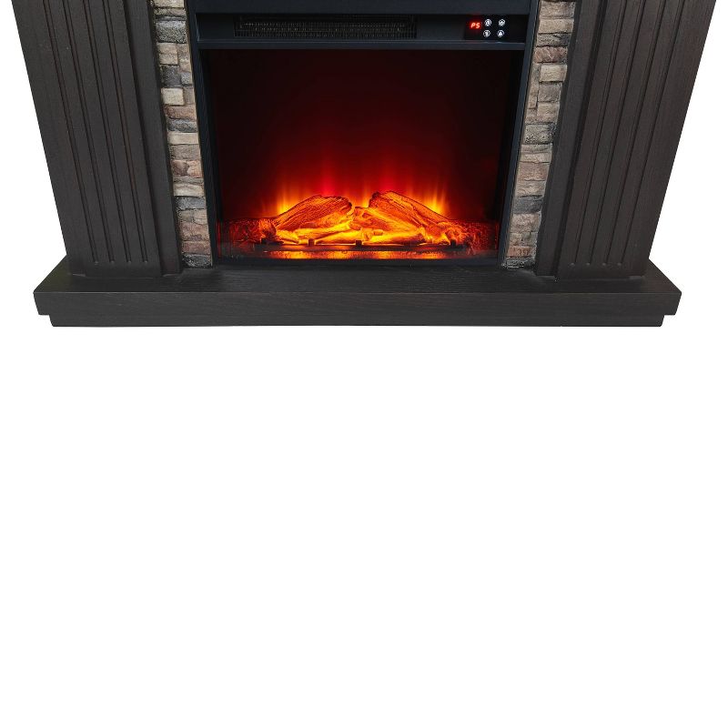 47" Vintage Freestanding Electric Fireplace - Festivo, 6 of 13