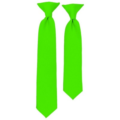 Solid Color Pre-tied Clip On Necktie For Boy