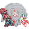 Simply Sage Market Women's Holly Jolly Cowgirl Coquette Long Sleeve Garment Dyed Tee - 3 of 4