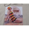 Orange Crush Woman On The Seashore Men's White Sweatshirt - 2 of 2