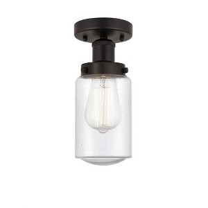 Dover - 1 Light Semi-Flush Mount In Industrial Style-8.25 Inches Tall and 6.5 Inches Wide - 1 of 1