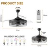 Cedar Hill 42 in. Retractable Blades Ceiling Fan (Filament Bulb Not Included) - 4 of 4