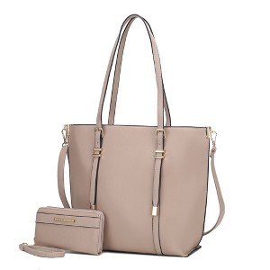 MKF Collection Emery Vegan Leather Women’s Tote Bag with Wallet by Mia K - 1 of 4