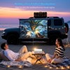 SUGIFT  Mini Projector, Full HD 1080P Support Video Projector, Portable Small Movie Projector - 3 of 4