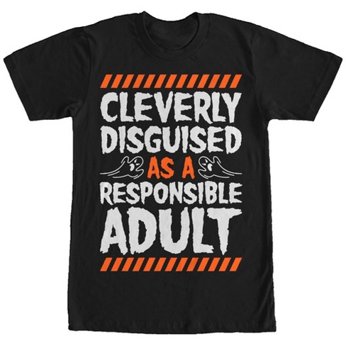 Men's Lost Gods Responsible Disguise T-shirt - Black - 2x Large : Target