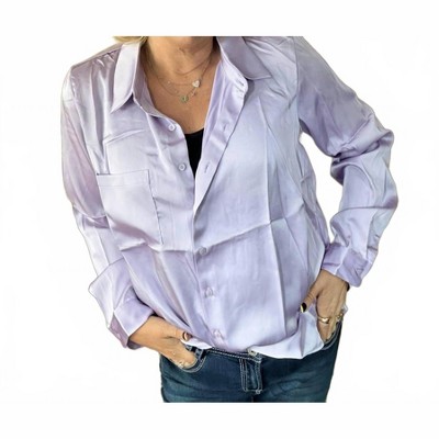Women's Effortlessly Iconic Button Down Top - Plus - SKIES ARE BLUE