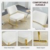 DOMETOUR Teddy Cushioned Rocking Chair, Nursery Rocking Chair Rocker Comfortable Upholstered Side Chair for Living Room Bedroom - 4 of 4