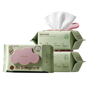 Bc Babycare Cloud Moist Baby Wipes - Hypoallergenic & Unscented for Sensitive Skin, Extra Thick, 99% Water, Plant-Based - 1 of 4