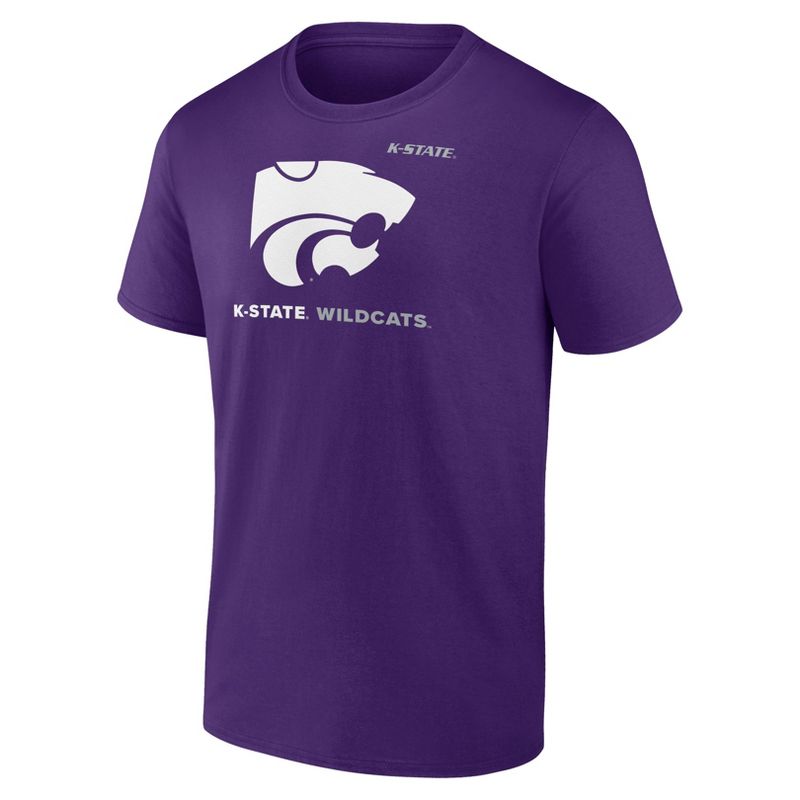 NCAA Kansas State Wildcats Men&#39;s Core Cotton T-Shirt, 2 of 4