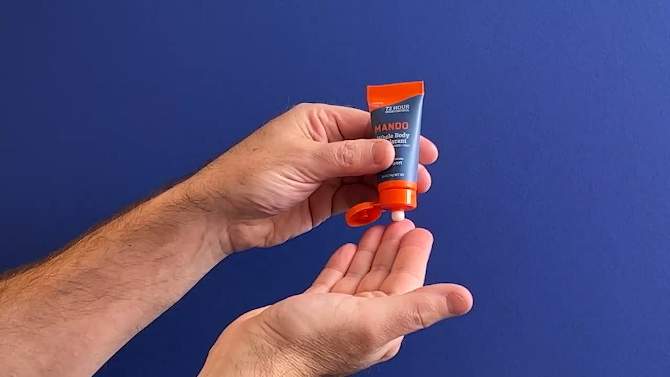 Mando Whole Body Deodorant - Men&#39;s Aluminum-Free Invisible Cream Deodorant - Pro Sport - Trial Size - 0.5oz, 2 of 12, play video