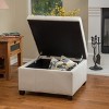 NicBex Modern 30" Square Storage Ottoman Leather Upholstered Footstools with Button Tufted for Bedroom and Living Room - image 4 of 4