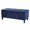NicBex Modern 42" Storage Bench Upholstered Accent Stools with Tufted Top for Bedroom and Entryway - 4 of 4
