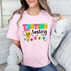 Simply Sage Market Women's Testing 1 2 3 Pencil Short Sleeve Graphic Tee - 2 of 4