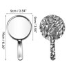 Unique Bargains Diamond Pattern Round Cosmetic Mirror 1 Pc - 2 of 3