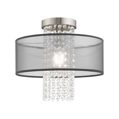 Livex Lighting Bella Vista 4 - Light Flush Mount in  Brushed Nickel